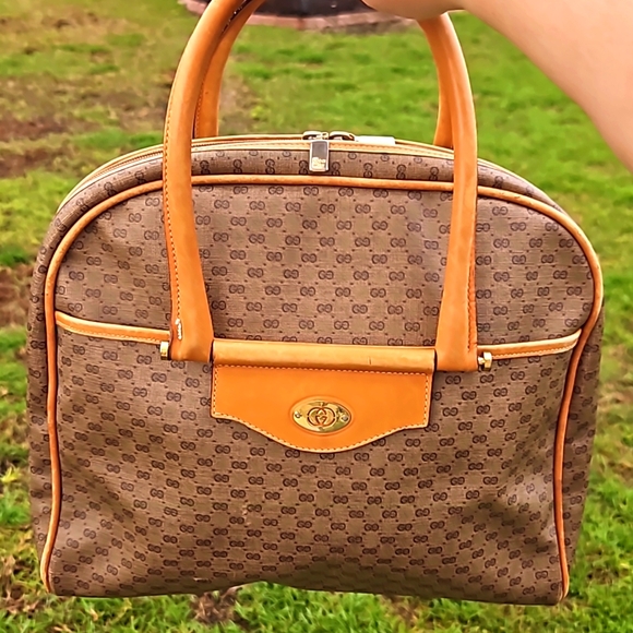 Vintage GUCCI Micro‎ GG Monogram Bag - Picture 1 of 16